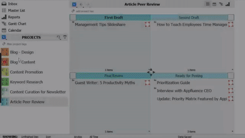 Priority Matrix for Windows in action