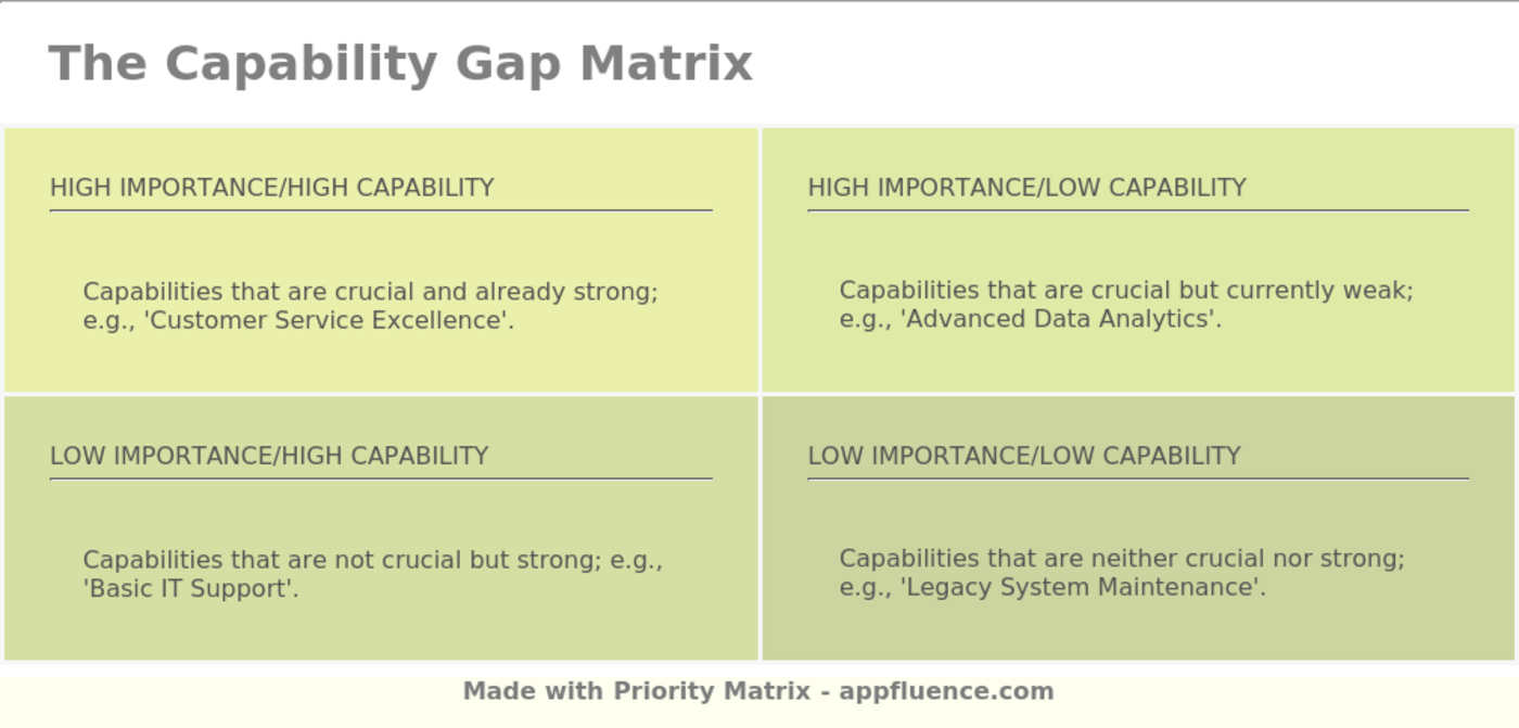 Capability Gap Matrix [Free download]