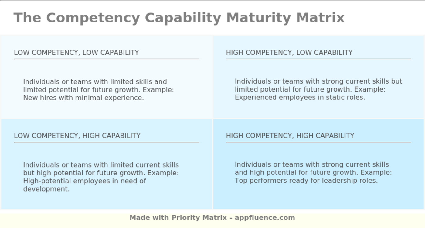 Competency Capability Maturity Matrix [Free download]
