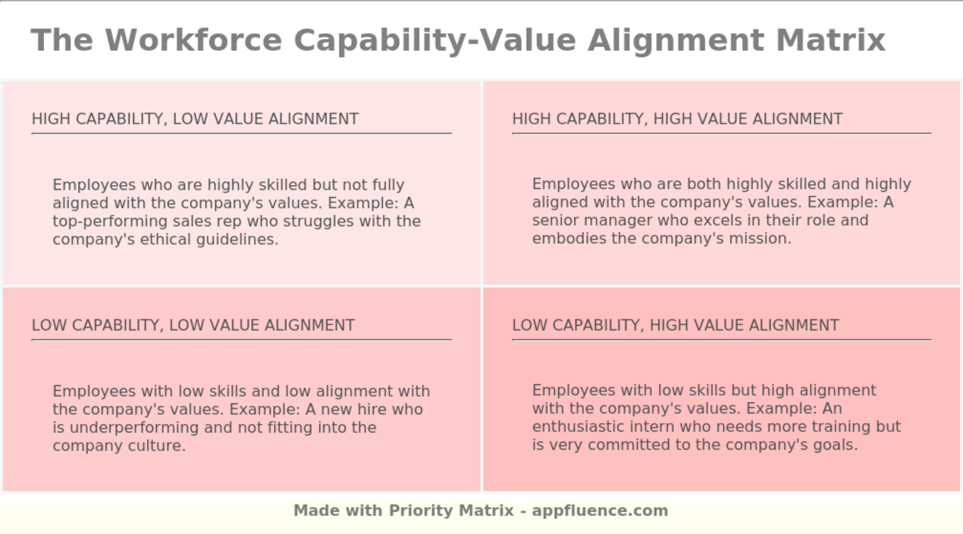 Workforce Capability-Value Alignment Matrix [Free download]